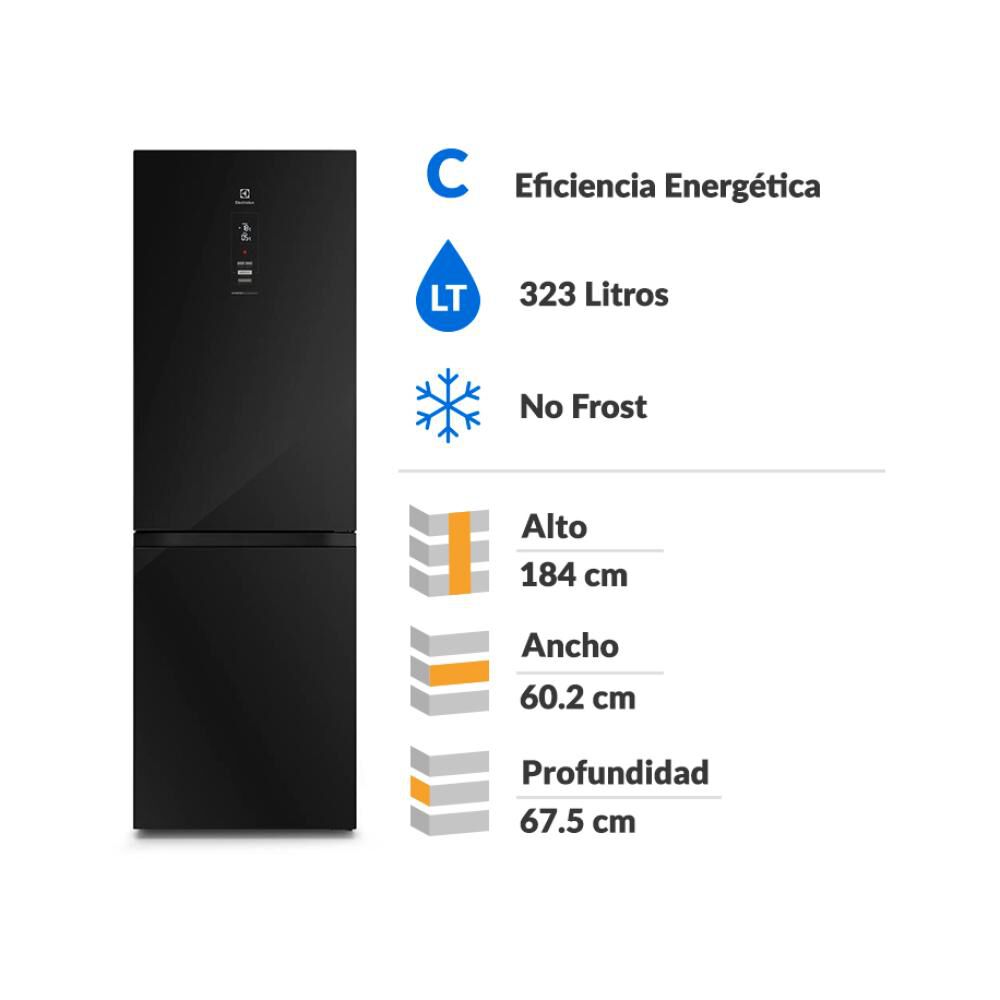 Refrigerador Bottom Freezer Electrolux Db60ge / No Frost / 323 Litros / C image number 1.0